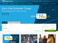 Desktop screenshot for amtrak.com