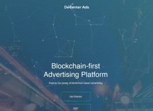 How decenterads.com looks like on a tablet such as an iPad.