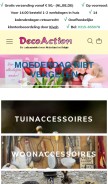 How decoaction.nl looks like on a mobile device such as an iPhone.