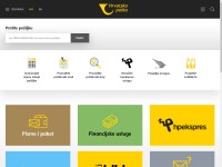 Desktop screenshot for posta.hr