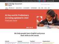 Desktop screenshot for cambridgeenglish.org