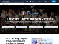 Desktop screenshot for theatrefolk.com