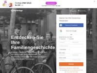 Desktop screenshot for myheritage.de
