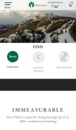 How deervalley.com looks like on a mobile device such as an iPhone.