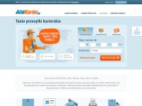 Desktop screenshot for allekurier.pl