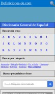How definiciones-de.com looks like on a mobile device such as an iPhone.