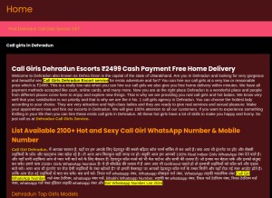 How dehradun.shreenandini.in looks like on a tablet such as an iPad.