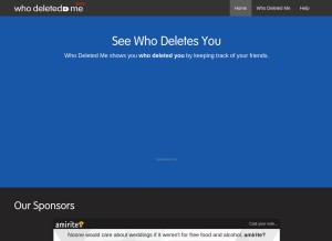 How deleted.io looks like on a tablet such as an iPad.