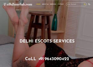 How delhifunclub.com looks like on a tablet such as an iPad.