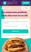 How deliveroo.fr looks like on a mobile device such as an iPhone.