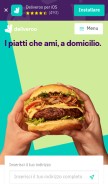 How deliveroo.it looks like on a mobile device such as an iPhone.