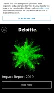 How deloitte.lu looks like on a mobile device such as an iPhone.