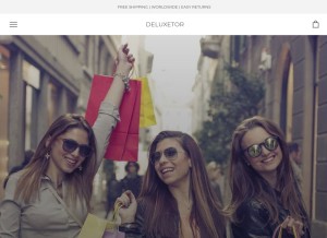 How deluxetor.com looks like on a tablet such as an iPad.
