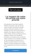 How demotivateur.fr looks like on a mobile device such as an iPhone.