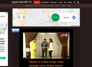 How demotywatoryfb.pl looks like on a tablet such as an iPad.