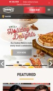 How dennys.com looks like on a mobile device such as an iPhone.