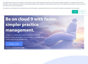 How dental.ly looks like on a tablet such as an iPad.