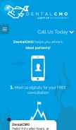 How dentalcmo.com looks like on a mobile device such as an iPhone.
