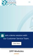 How dentalprofessionalportal.com looks like on a mobile device such as an iPhone.