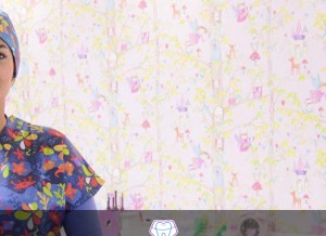 How dentistcouple.com looks like on a tablet such as an iPad.