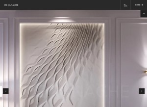 How depanache.in looks like on a tablet such as an iPad.