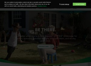 How depend.com looks like on a tablet such as an iPad.