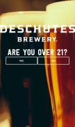 How deschutesbrewery.com looks like on a mobile device such as an iPhone.