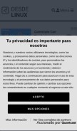 How desdelinux.net looks like on a mobile device such as an iPhone.