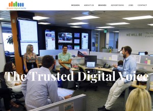 How deseretdigital.com looks like on a tablet such as an iPad.