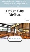 How design-city-mebel.com.ua looks like on a mobile device such as an iPhone.