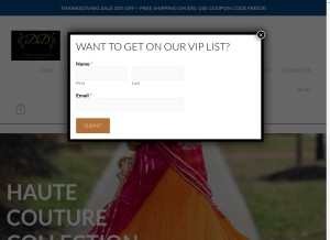 How designer-dc.com looks like on a tablet such as an iPad.