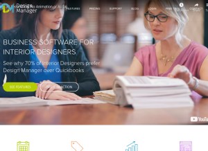 How designmanager.com looks like on a tablet such as an iPad.