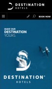 How destinationhotels.com looks like on a mobile device such as an iPhone.