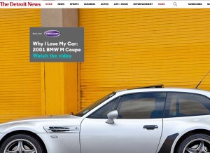 How detnews.com looks like on a tablet such as an iPad.