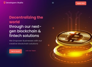 How developers.studio looks like on a tablet such as an iPad.