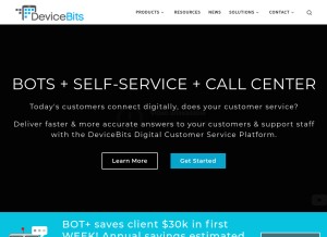 How devicebits.com looks like on a tablet such as an iPad.