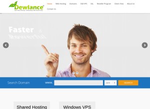 How dewlance.com looks like on a tablet such as an iPad.