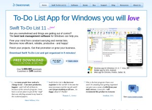 How dextronet.com looks like on a tablet such as an iPad.