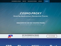 Desktop screenshot for cosmoproxy.com
