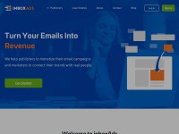Desktop screenshot for inboxads.com
