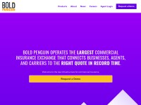 Desktop screenshot for boldpenguin.com