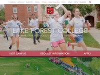 Desktop screenshot for lakeforest.edu