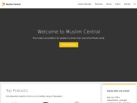 Desktop screenshot for muslimcentral.com