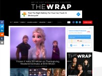 Desktop screenshot for thewrap.com