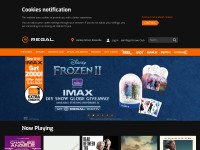 Desktop screenshot for regmovies.com