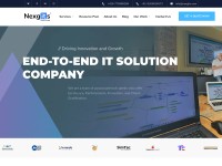 Desktop screenshot for nexgits.com