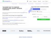 Desktop screenshot for fxcompared.com