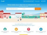 Desktop screenshot for doctolib.fr