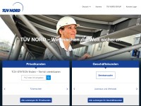 Desktop screenshot for tuev-nord.de