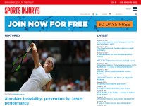 Desktop screenshot for sportsinjurybulletin.com